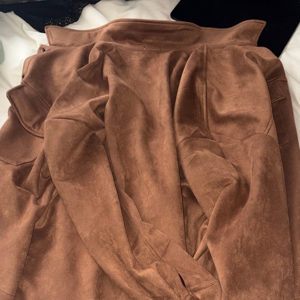 Ardene Brown Lightweight Shirt Jacket - Picture 5 of 5